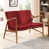 Wool/Viscose Red