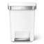 Simplehuman 45 Liter / 12 Gallon Rectangular Kitchen Step Trash Can with Soft-Close Lid, Plastic-17063976