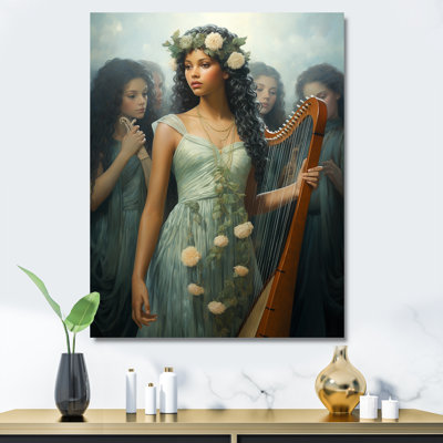 «Classical Music Harp Performance» - musique, art mural