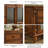 American Style Solid Wood & Glass Sideboard