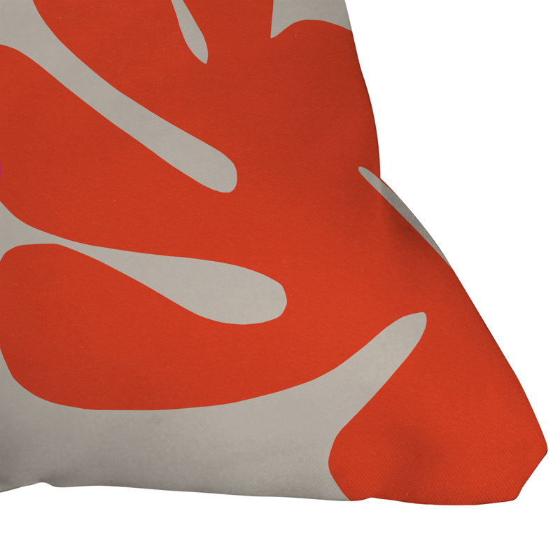  Coussin décoratif floral intérieur / extérieur en polyester, 20 po x 20 po