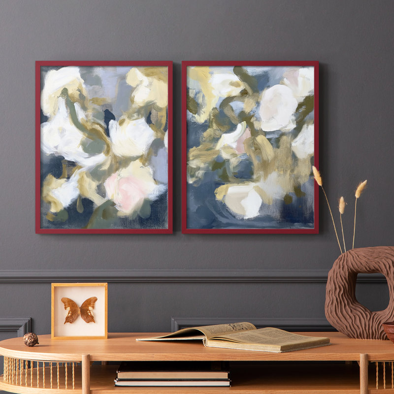 ABSTRACT Series DCCCL XXVI - Reproduction encadrée de qualité supérieure - prête à être accrochée - aucun clou requis - aucun clou requis