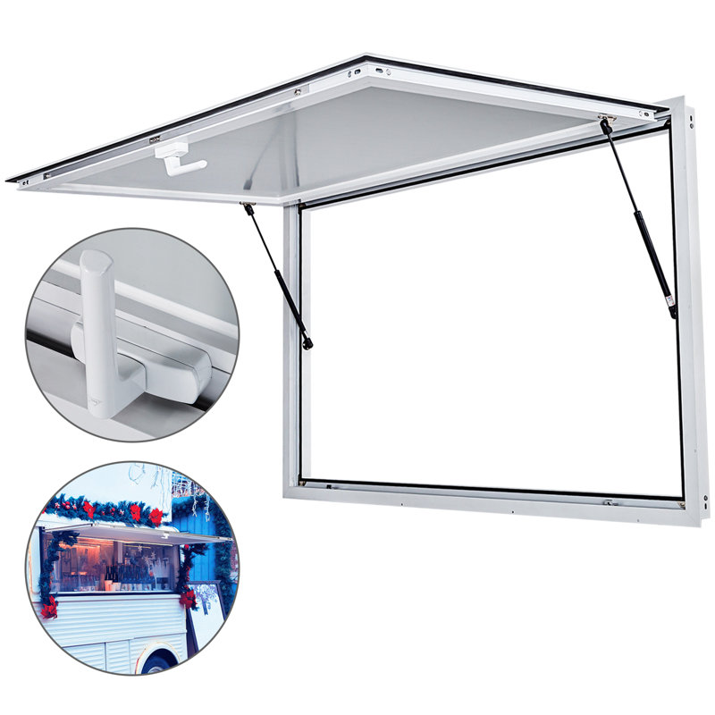 VEVOR D Retractable Trailer Awning, 40" H x 64" W x 2.20" D