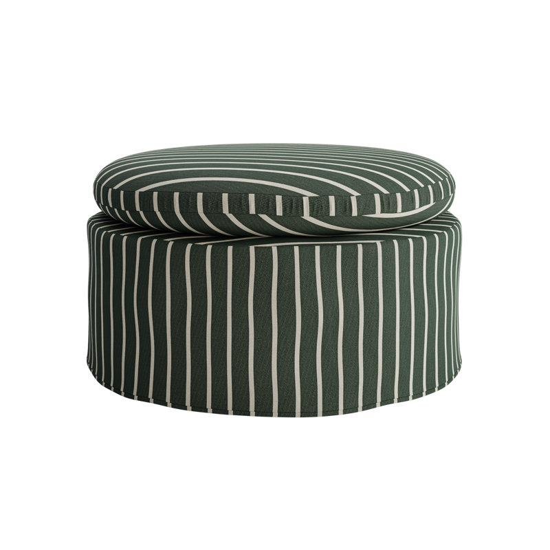 Repose-pieds Evergreen, Field Striped Hemp Blend