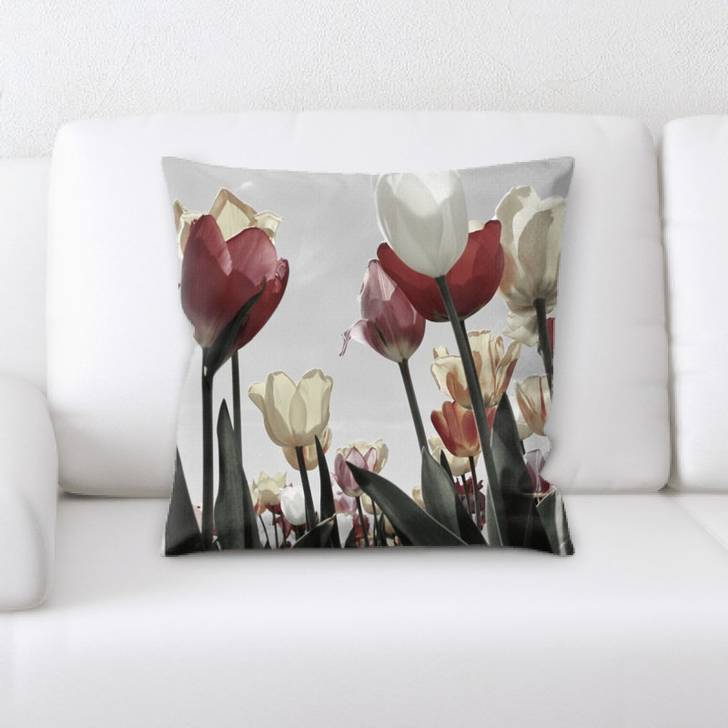 Coussin de tulipes