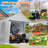 Durable Canopy Carport With Storage Shed - Roll-Up Zipper Door in , 103.92" H x 156" W x 240" D