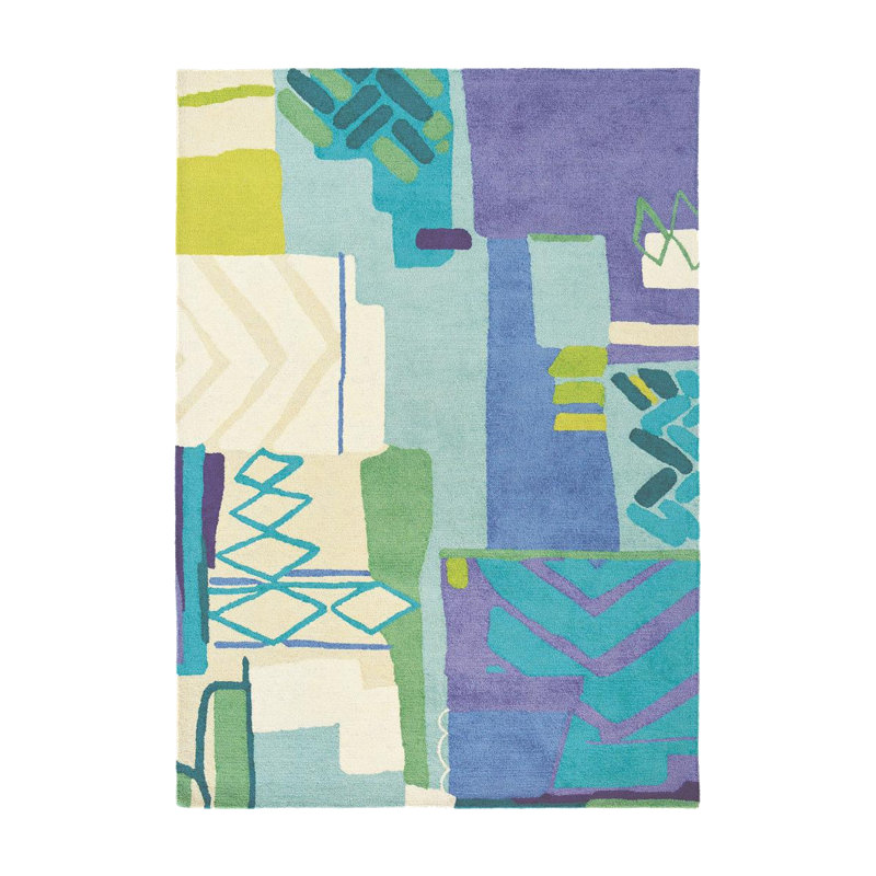 Abstract Flatweave Area Rug, Rectangle 170 x 230cm