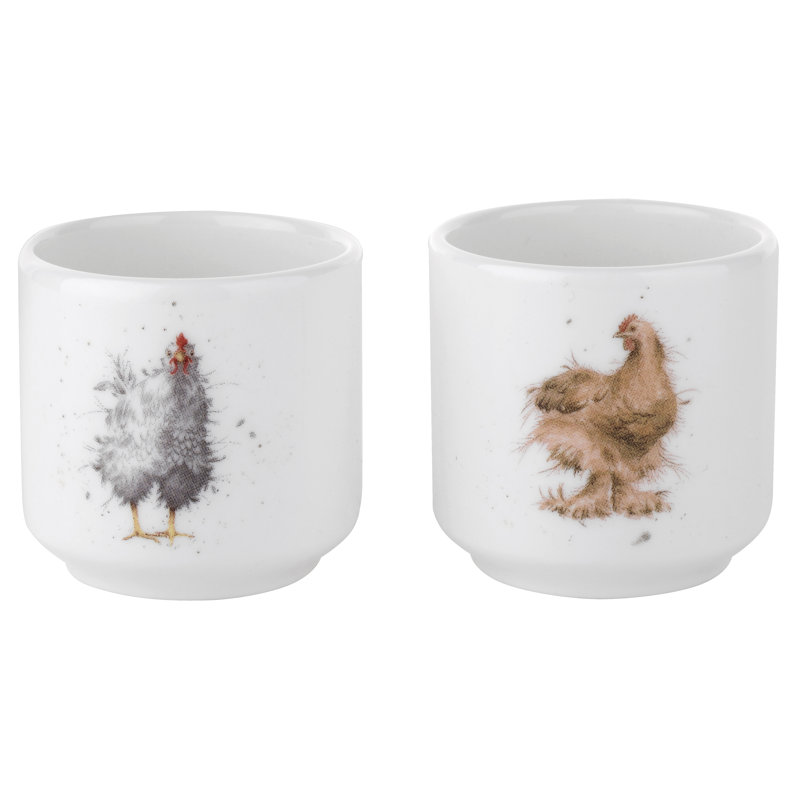 Classic Wrendale Designs  - Egg Cups (Chickens)