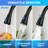 Single Handle High Arc Pull Out Kitchen Faucet, Matte Black Single Handle Brass Pull-out Faucet With Pull Down Sprayer & Deck Plate, Durable & Easy To Install For Kitchen Sink,laundry Rv Bar