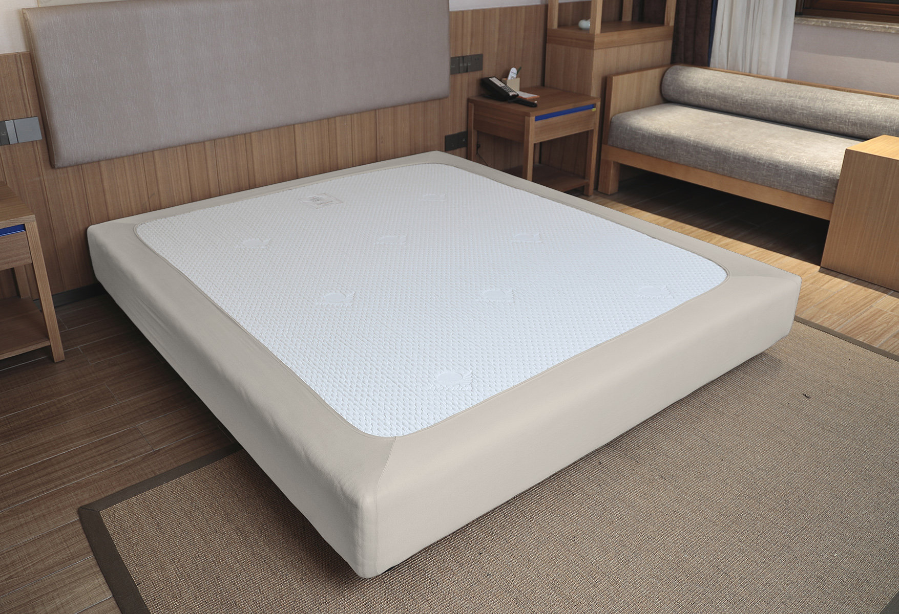 Eider & Ivory™ Clawson Wrinkle Resistant Wrap Around Box Spring Cover & Reviews Wayfair Canada