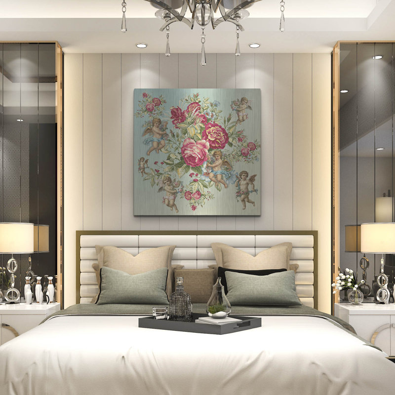 "Roses 2" par Mark Ashkenazi, H 36 po x l 36 po