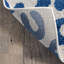 Tapis bleu / blanc Modern-414179293
