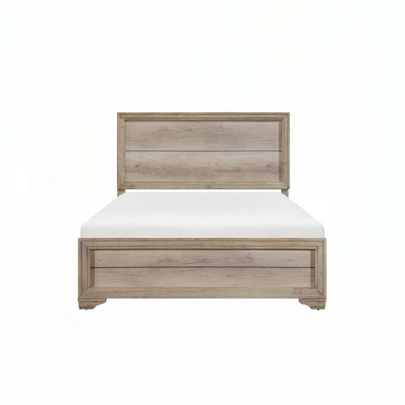 Panel Low-profile Bed, Twin