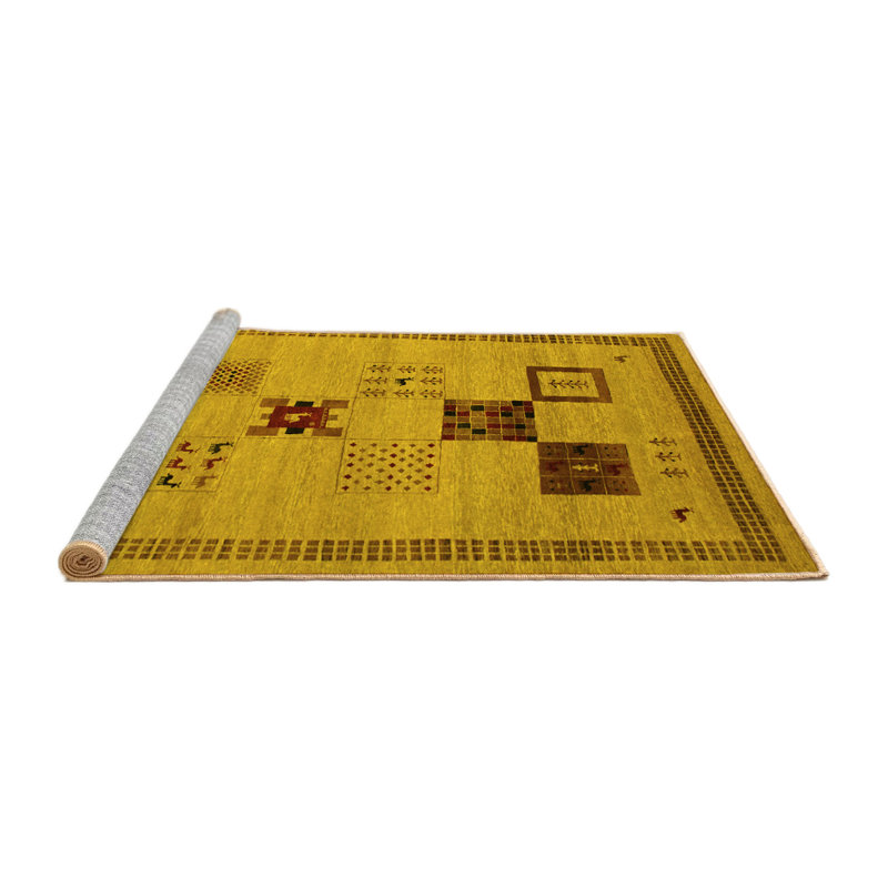 Performance Abstract Indoor Rug, Square 4'