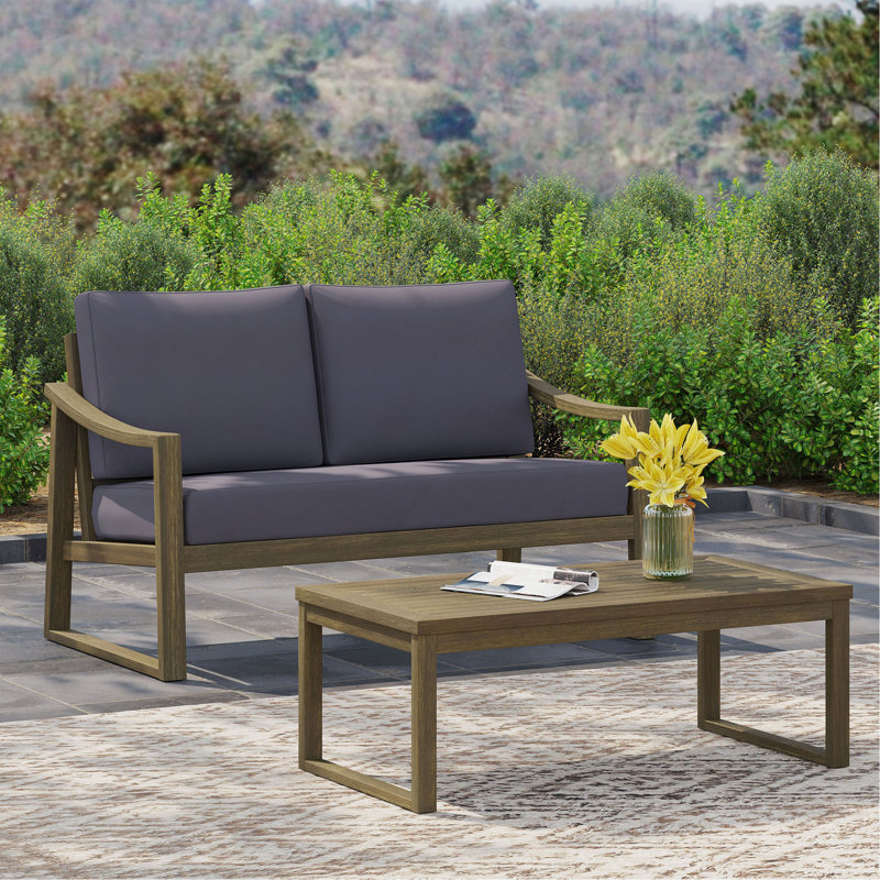 SAMWELL COFFEE TABLE&LOVESEAT, Dark Gray, Dark Gray