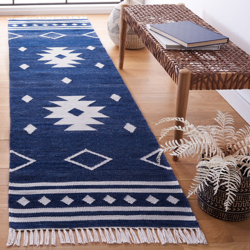 Tapis en polypropylène tissé à plat Brightynn, Tapis de couloir 2 pi 3 po x 9 pi