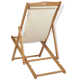 Deck Chair Teak 22.1"x41.3"x37.8"