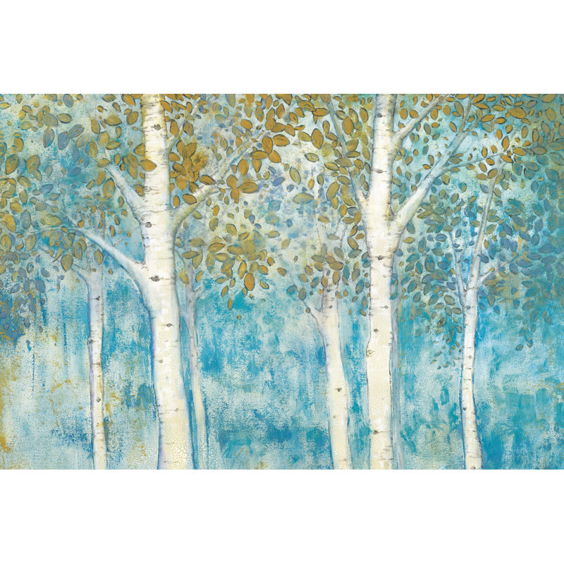 Lovely Trees 2 - Wrapped Canvas Painting, 20cm H x 30cm W x 3.8cm D
