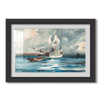 Sloop, Nassau, 1899 - Homer Winslow - Estampe encadrée sur mesure