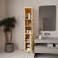 Armoire haute et mince en bambou naturel grande capacité