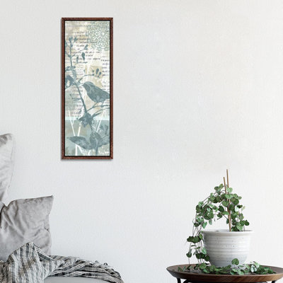 Winter Birds II by Carol Robinson - Panoramic Print on Canvas