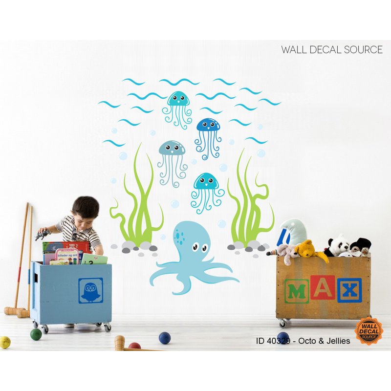 Non-Wall Damaging Wall Decal, Scheme B