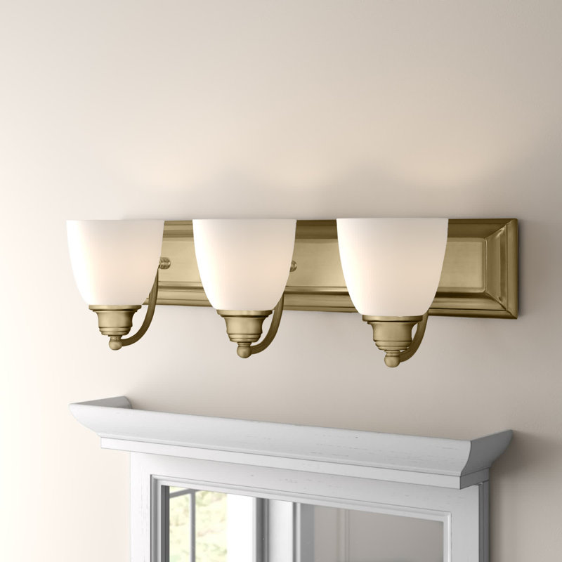 Amerion 3 - Light Dimmable Vanity Light, Antique Brass