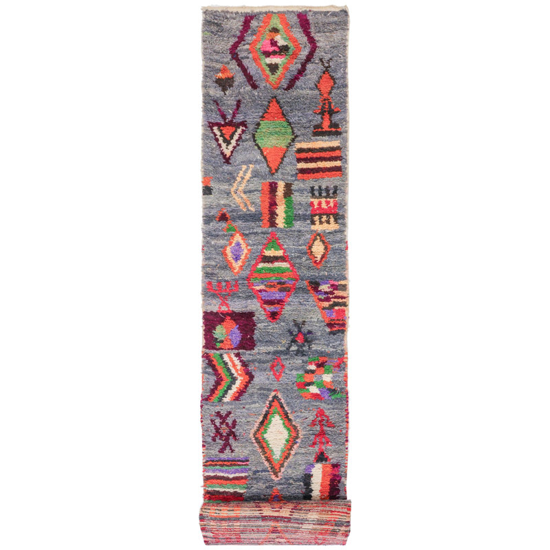 Moroccan Rugs One-of-a-Kind Runner 2'4" X 11'3" Area Rug