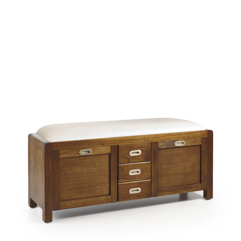 Flash Polyester Upholstered Storage Bench