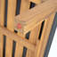 Chaise longue d'extérieur en acacia