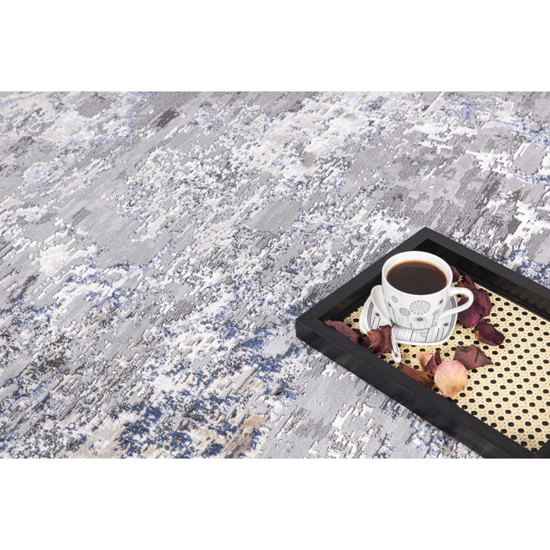 Jovanne Abstract Indoor Rug, Round 7'10"