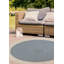 Burtundy Round Vinyl Area Rug-339242444