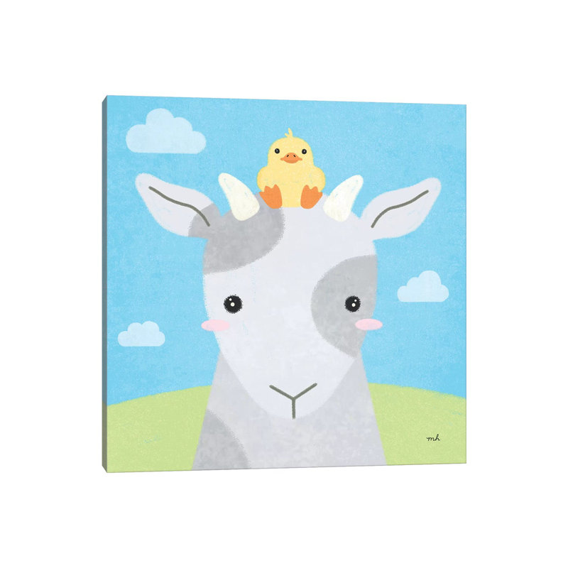 Barn Buddies IV by Moira Hershey - Wrapped Canvas Gallery-Wrapped Canvas Giclée, 30.48 cm H x 30.48 cm W