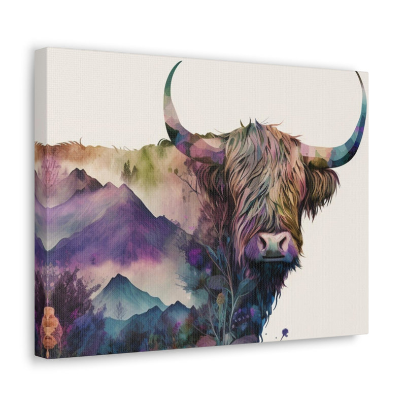 No Frame Print on Canvas, 12cm H x 16cm W