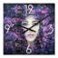 Horloge murale Portrait d'une femme avec des fleurs de lavande-1057646597