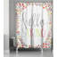 Rideau de douche simple hello spring Blais