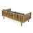 Claremont 3 Seater Daybed with Rattan Arms (Dark Grey Cushion)-1149442732
