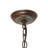 21" Wide Greenbriar Oak Inverted Pendant