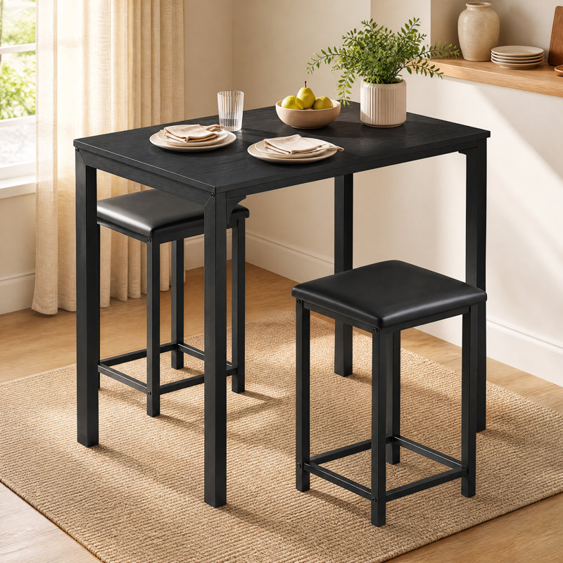 Ensemble de table Flexington, Noir