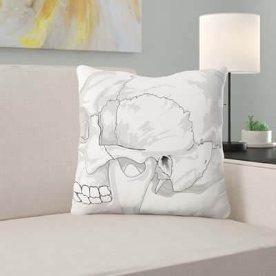 Skull Throw Pillow