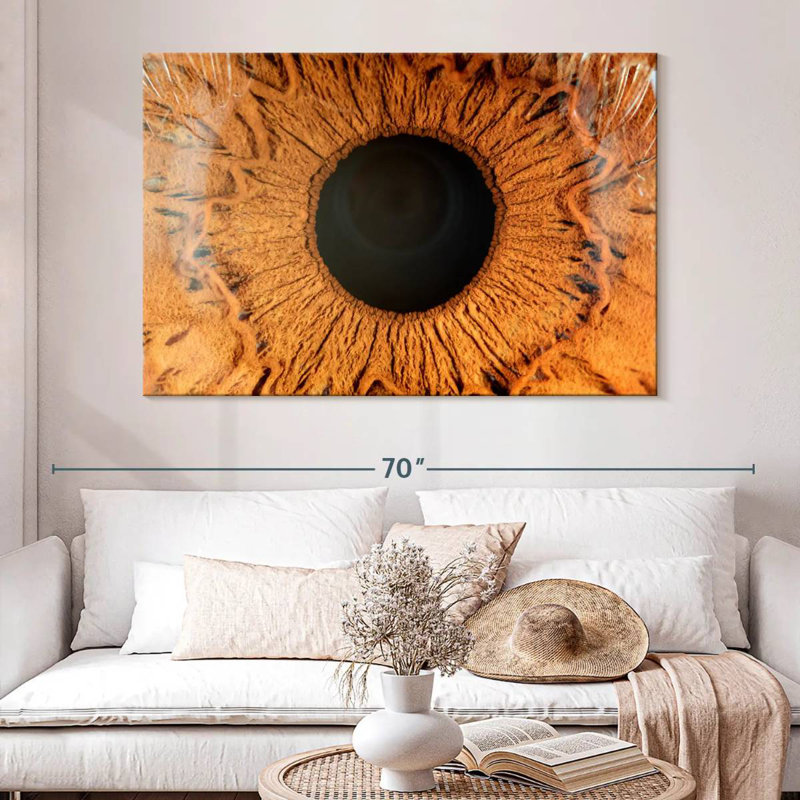 Alcaraz Brown Iris, 34" H x 51" W