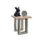 Freeform 40cm W Metal Bedside Table