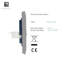 Trendi Switch 2 Gang Female TV Co-Axial & RJ45 Cat 5e PC Ethernet Sockets-117403824