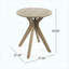 Table d'appoint d'extérieur en bois d'acacia gris Stamford-1001337964