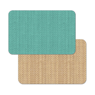 Faux Basket Weave Reversible Easy Care Placemats
