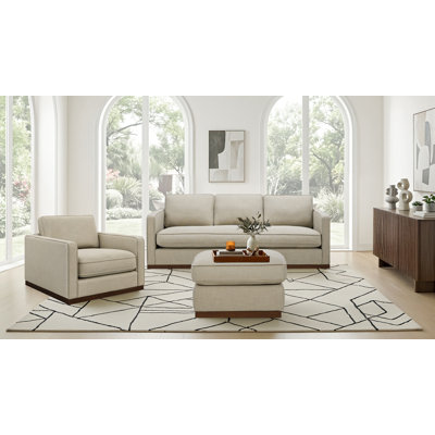 Bobbi 3 Piece Upholstered Living Room Set
