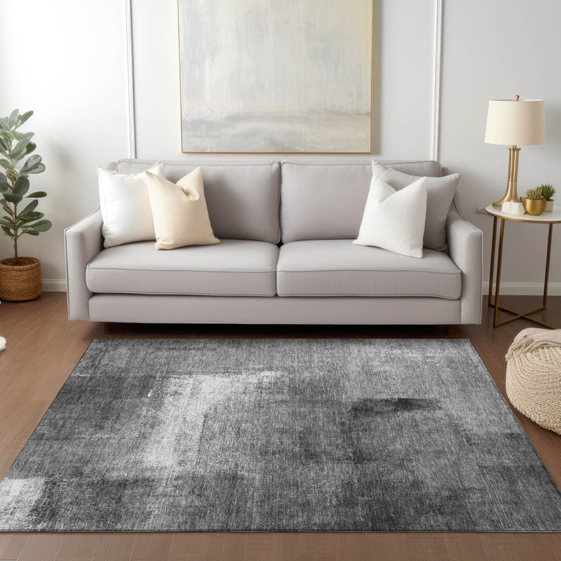 Tapis intérieur / extérieur rectangulaire avec envers antidérapant Malm, Rectangulaire 3 pi x 5 pi