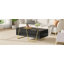 Table basse rectangulaire haute brillance