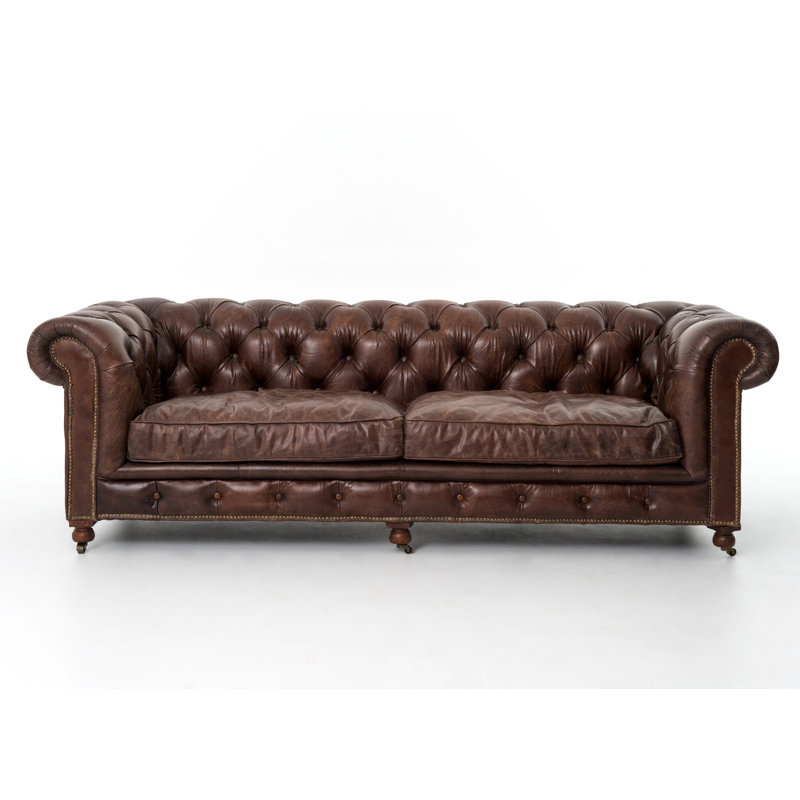 Conrad Sofa, Cigar Genuine Leather