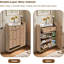 17 Pair Flip Down Shoe Storage